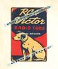 W1RCA Röhrenzange Der Hund Goldene Ära des Radios Metallblechschild