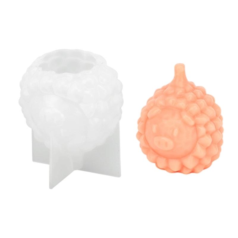

Creative Pig Shaped Homes Decoration Silicone Mold Perfect for Crafting Unique Candle and Scented Plaster