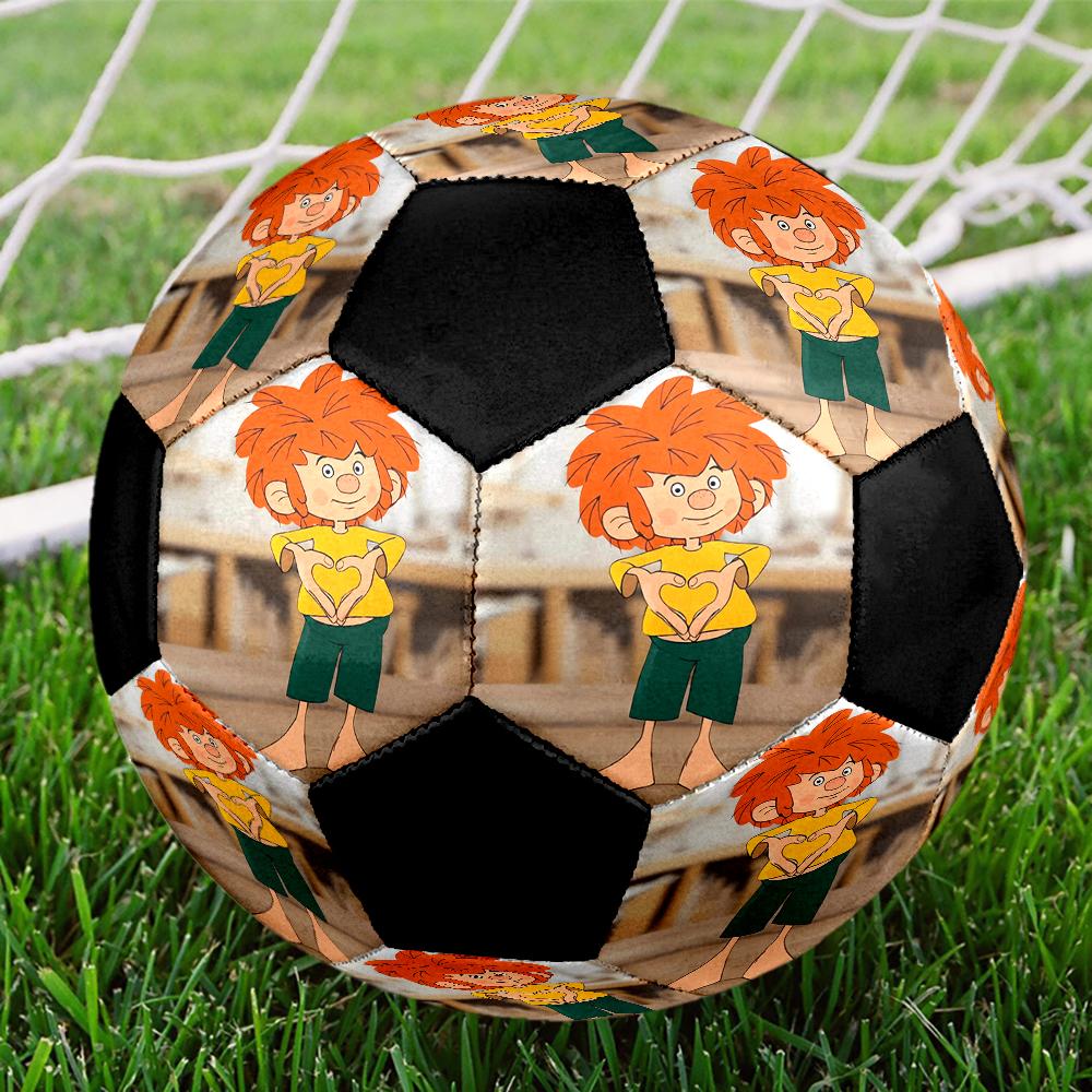 Meister Eder Indoor Soccer Ball Colorful Machine Stitched PVC Size 5 Team Training Competition Ready Durable High-Bounce Cool Sports Gift