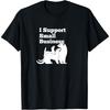 Frettchen - Ich unterstütze kleine Unternehmen Lustiges T-Shirt