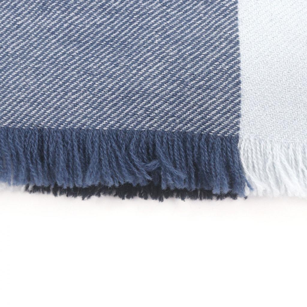 Excellent HERMES Scarf Ikat 4H H logo patch Gracie cashmere mens H394832T Used