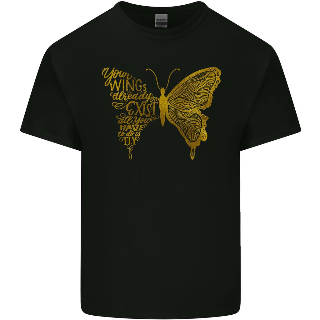 Butterfly Inspirational Quote Rhopalocera Unisexs Light Cotton TShirt