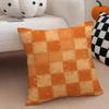 O-Orange Tone Pumpkins Cushion Cover Linen Pillow Case Soft Breathable Protective Couch Room Decoration