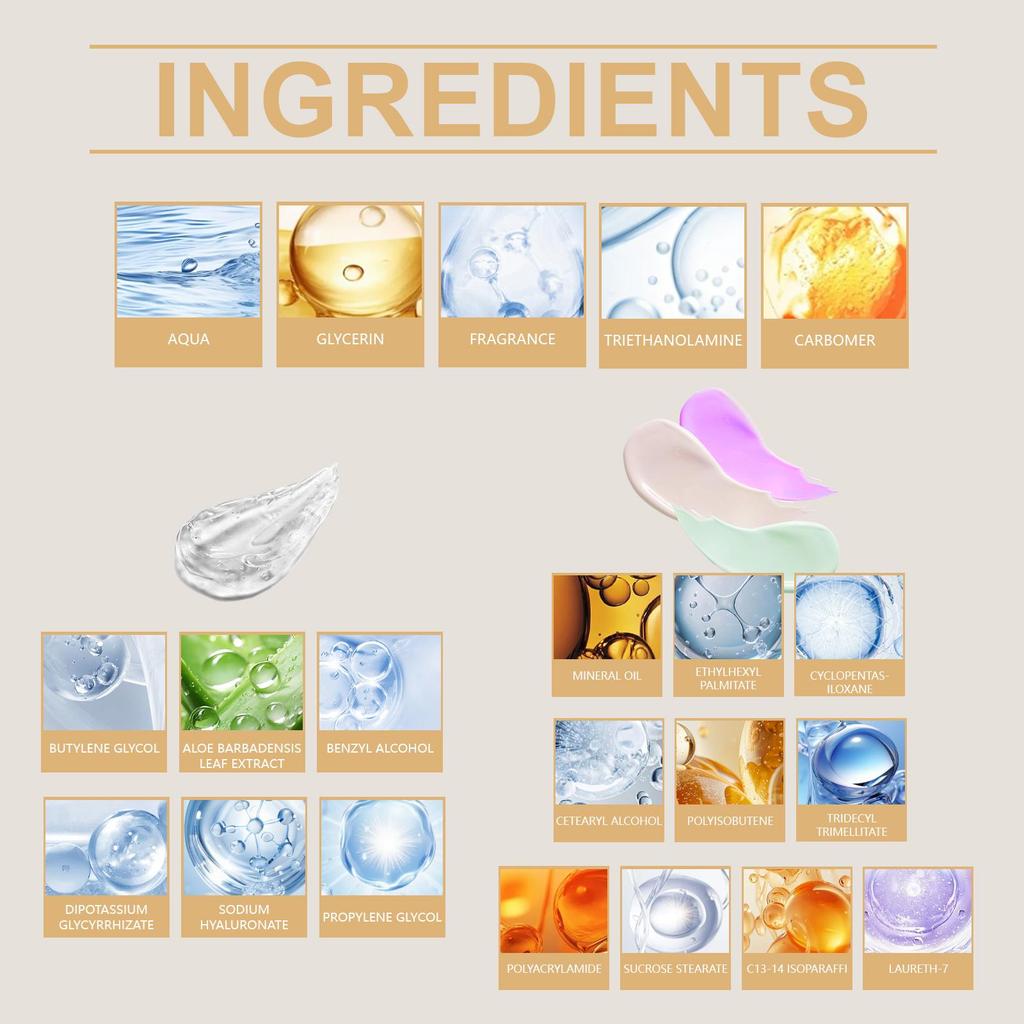 Tříbarevný duhový ochranný bariérový krém korektor bariérový krém rozjasňující hydratační sjednocující pleť fixační ochranný krém