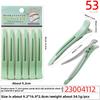 Seamless Hair Salon Perming and Dyeing Bangs Positioning Zoning Clip Crystal Duckbill Straight Clip Long Mouth Plastic Clip
