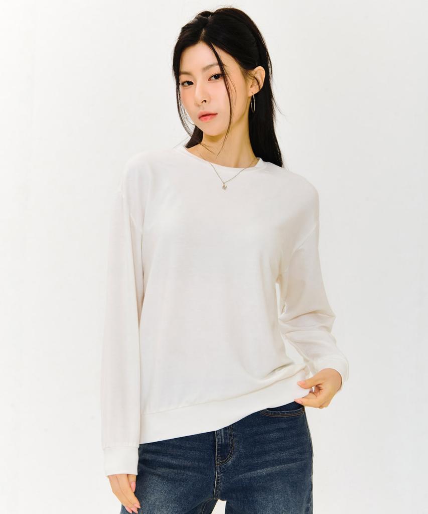 CHASECULT Women'S Essential Daily Sweatshirt - Ivory