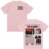 Natos Waor Baumwoll-Herrenhemd Sommer Oversized Albumgrafiken Hemden Damen Kurzarm Streetwear T-Shirt