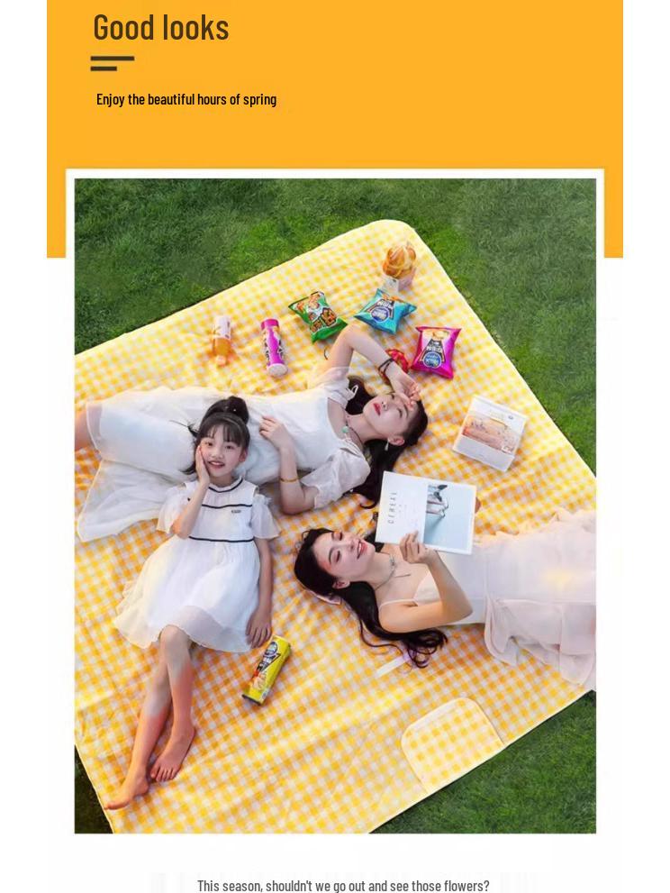 Thickened Waterproof Picnic & Camping Mat - Moisture-Proof, Portable & Foldable