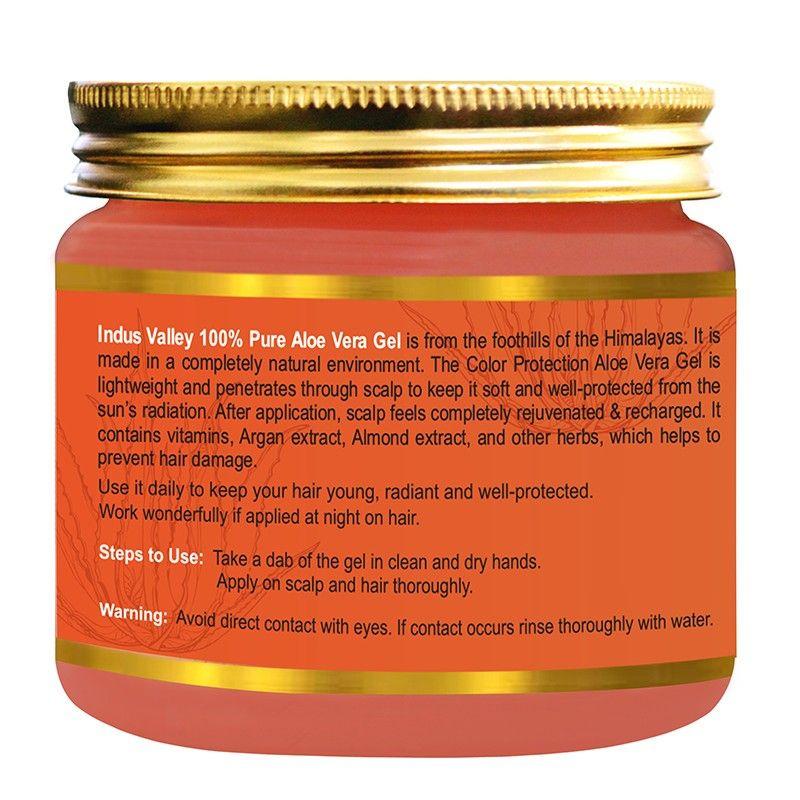 Aloe vera gel: for å beskytte fargen (175 ml), Fargebeskyttende Aloe vera Gel, Indusdalen