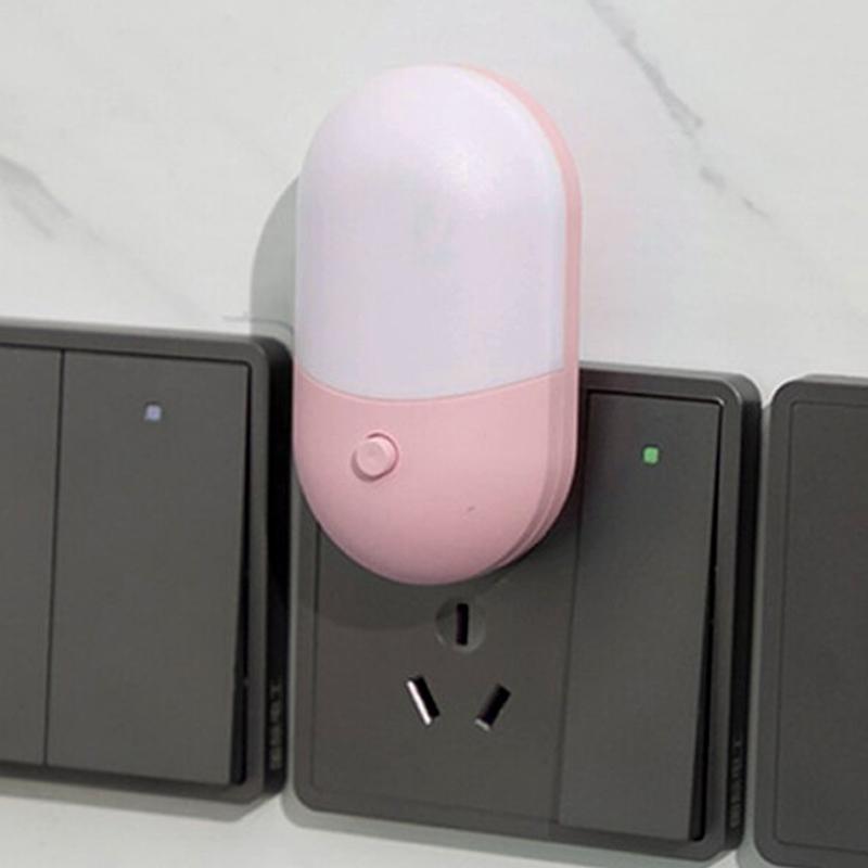 Led Mini Nachtlicht Schalter Plug-In Led Licht Augenschutz Nachtlicht Lampe Verwendung Für Nacht Baby Fütterung Wohnzimmer