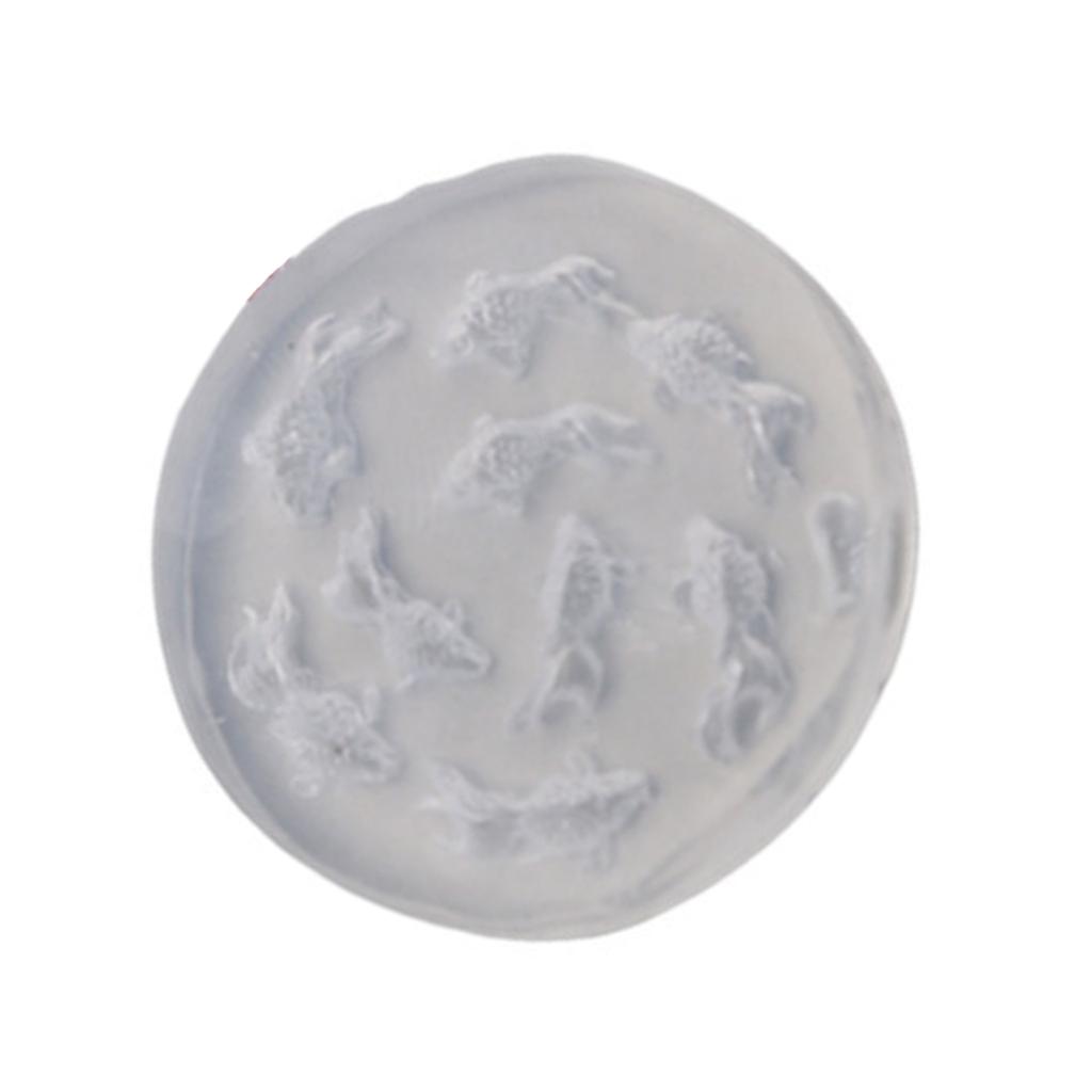 Multipurpose Sturdy Silicone Mould to Craft Goldfish Candle Holders Easy Demolding Portable for Artistics Home Decoration