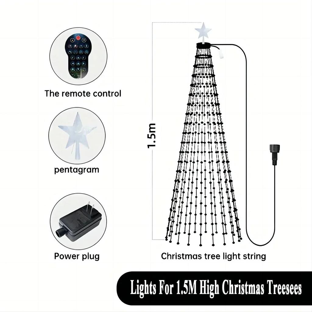 Smart App 400 Leds DIY Christmas Tree Lights APP Control LED String Lights Fairy Garland for Room New Year Tree Decoration Gift