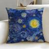 Artistic Background Patterns Cushion Cover Soft  EasyWash Pillow Case  Versatile for Couch Bed Travel and Office
