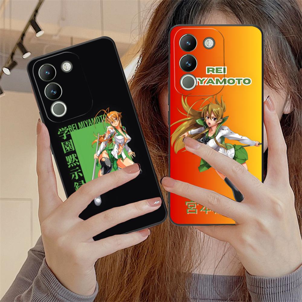 Highschool Rei Miyamoto Handyhülle für VIVO V60 V50 V40 V30 V29 V27 V25 V23 Pro Lite 5G Bunter Druck Cover Luxus Hübsch