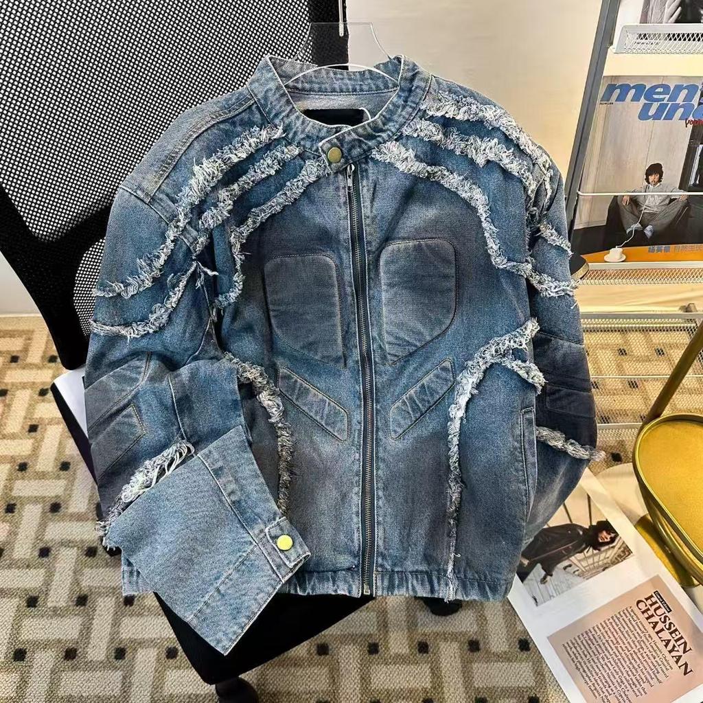 Men's 2025 Autumn Retro Cropped Jacket - High-End, Clean Fit, Streetwear Style