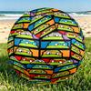 Gamer Print Size 5 Soccer Ball, PU Wear Resistant Football for Match Training and Daily Practice, Birthday Gift for Soccer Fans