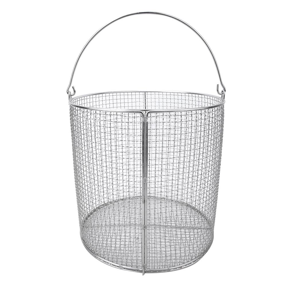 Stainless Steel Instrument Sterilization Basket Case Lab Supplies with Handle