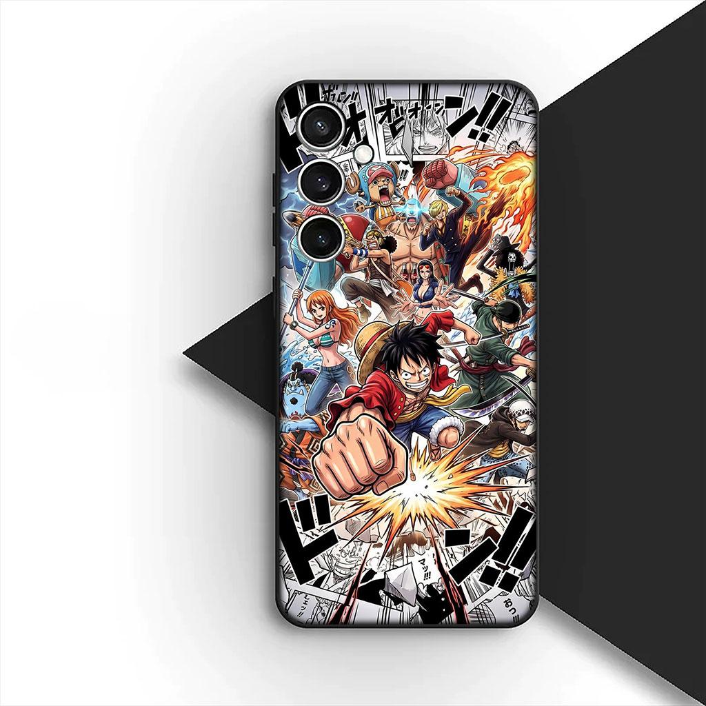 Phone Cover for Motorola Moto G86 G57 E14 E15 G14 G34 G35 G84 G24 A54 G15 Power E22 Case Jinbe One Pieces Luffy Roronoa Zoro