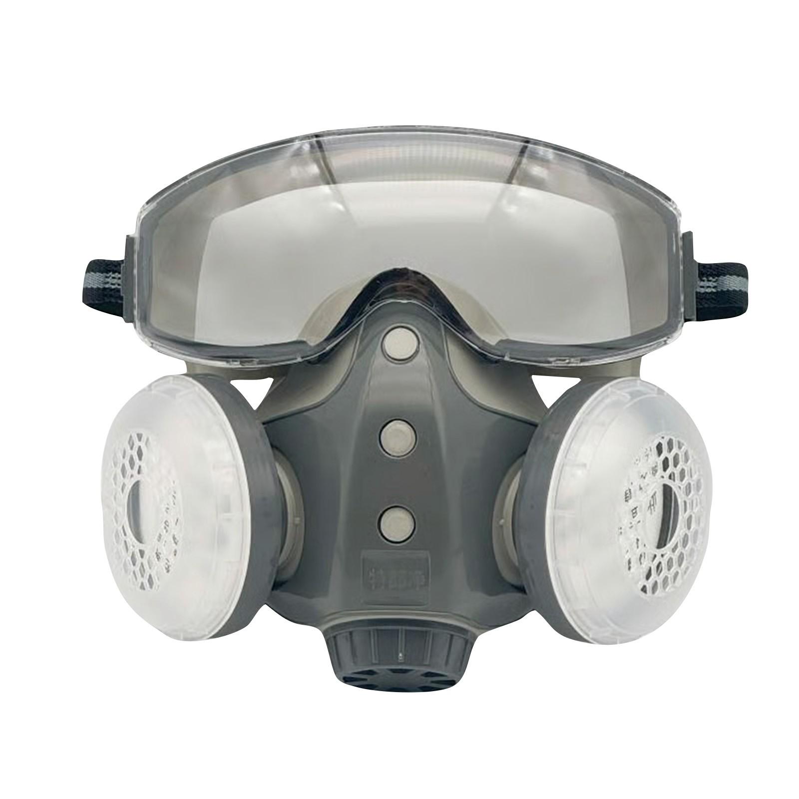 

Proof Integrated Respirator Mask, Reusable Full Protective Gear For Work, Anti-Fog Safety Shield One Size