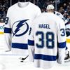 Ice Hockey Training Jersey Lightning Team Fan 3D Print White Breathable Sport Jersey Long Sleeves V-Neck T-shirt