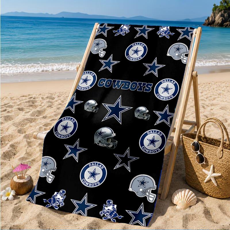 American Football Team Beach Towel, Quick-drying, Easy to Care for, Suitable for Both Fitness and Beach Vacations,Sports Essential
