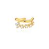 Aide 925 Silver 1pair Long Line Ear Climber Stud Earrings For Women Minimalist Ear Crawlers Studs Piercing Jewelry