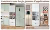 200cm High Kitchen Cabinets, Tall Cabinets with Anti-Tip Protection, Freestanding Multifunctional Cabinets for Dining Room, Living Room White