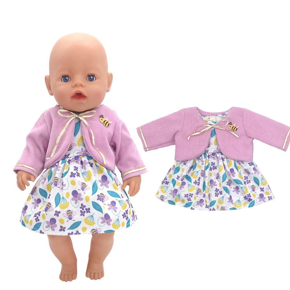 

2024 Новый наряд для кукол для 17-дюймовой 43-сантиметровой куклы-малыша Милые комбинезоны, ромперы, одежда для кукол