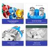 HUNJUN 16mm Normally Open Screw-Mount Metal Push Button Switch