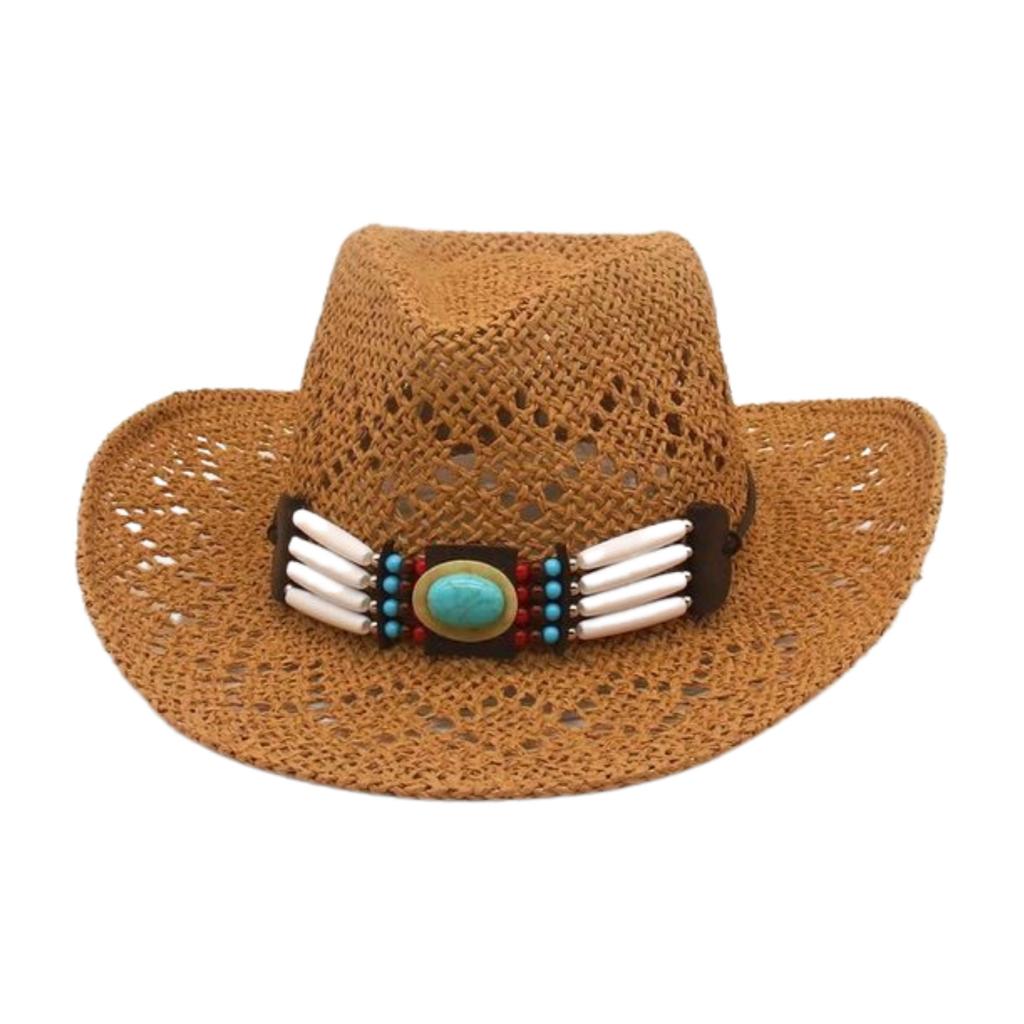 Französischer Atmungsaktiver Cooler Hut mit Verformtem Rand Premium Strand Cowboyhut Britischer Stil Zylinder