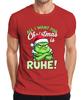 All I Want For Christmas Is Rest Grinch Santa Hat Funny Unisexs Tshirt