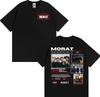 Magliette con Stampa Grafica Album Rock Band Morat Unisex Moda Donna High Street Hip Hop T-shirt 100% Cotone Comoda a Maniche Corte