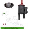 Vapor Canister Purge Valve Solenoid 12632174 136200-7220 for Buick Cadillac Chevrolet GMC 911-734 2M1345 CP876 PV711 PV391