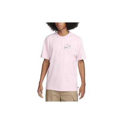 Sb Couleur Unie Col Rond Décontracté T-Shirt Manches Courtes Homme Hauts Rose FQ3722-663