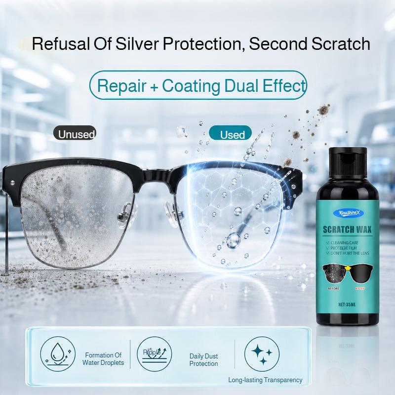Glasses Scratch Repair Polishing Paste Glass Cleaner Eyeglass Lens Repair Spray for Car Glass/Rearview Mirrors Eyeglass Lenses