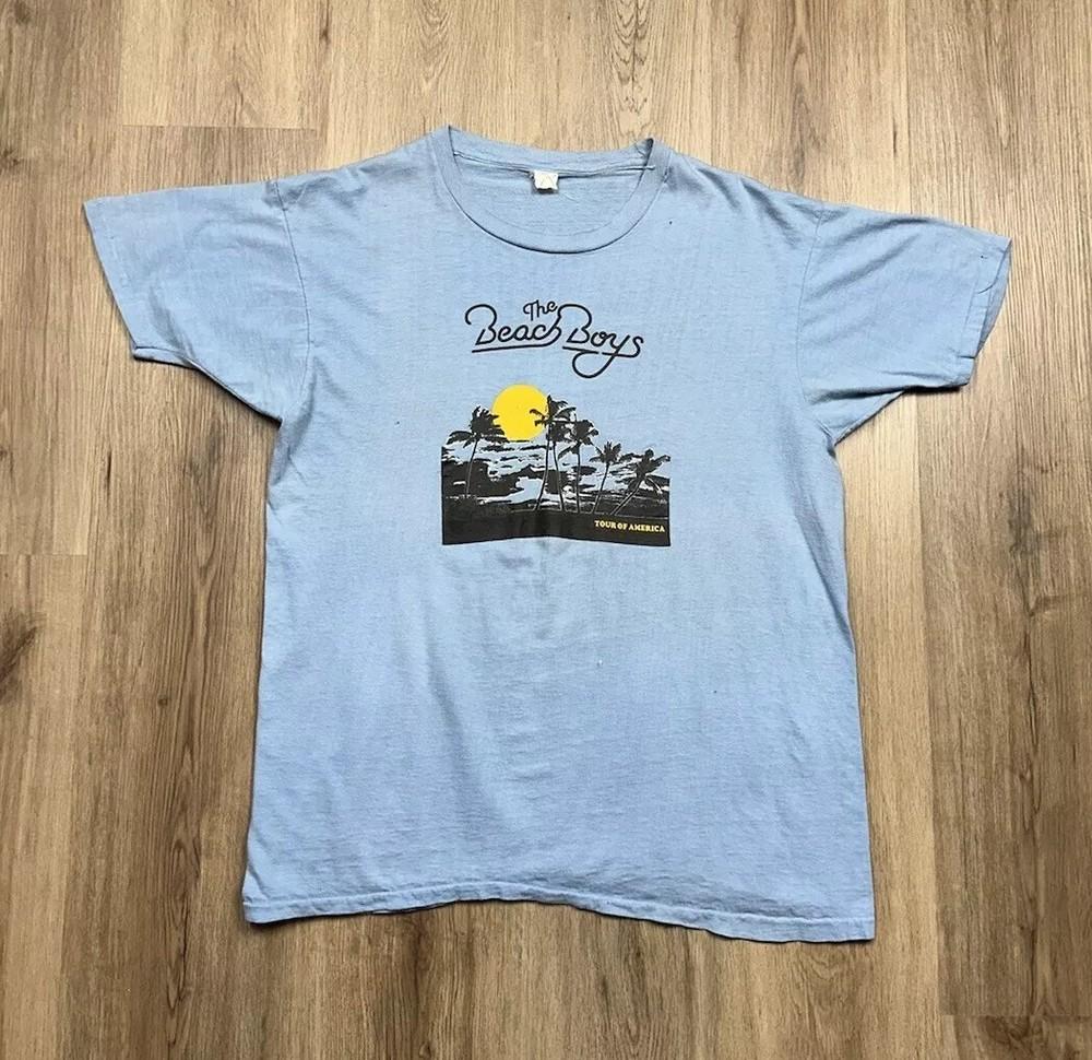 Vintage The Beach Boys 1970’s Tour Concert Unisex S-235XL Shirt 8D220 Unisex T-Shirt M