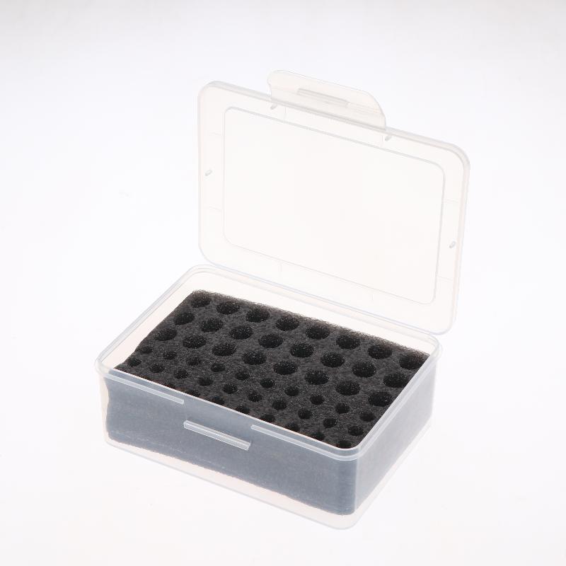 

1Pcs 54 Cells Battery Storage Organizer Box AA AAA Battery Holder Case Home Garage Drawer Container Dispenser білий