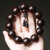 Venus Old Material Small-Leaf Red Sandalwood Prayer Beads Chain - High Oil Density, Unisex, New Chinese Style Decoration Gift