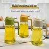 Dual-Use Atomizing Glass Oil Spray & Pour Bottle