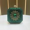 Mini Womens Evening Clutch With Glittering Water Drilled Embellishments For Party And Dinner Events