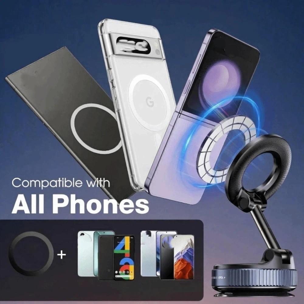 Strong Magnetic Adsorption Magnetic Phone Mount Foldable Design Dashboard Phone Holder  Car Use