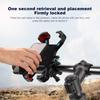 Phone Holder 360 Degree Rotating Mobile Phone Stand Shockproof Motorcycle Phone Mount Adjustable for 4.8-6.8 Inch Smart Phone