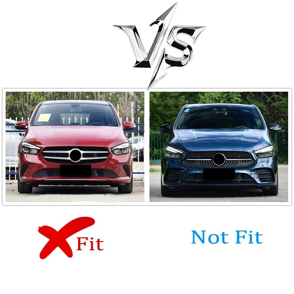 Compatible with 20-23 Mercedes B W247 Front Bumper Air Intake Grille - Full Star GT ABS Replacement