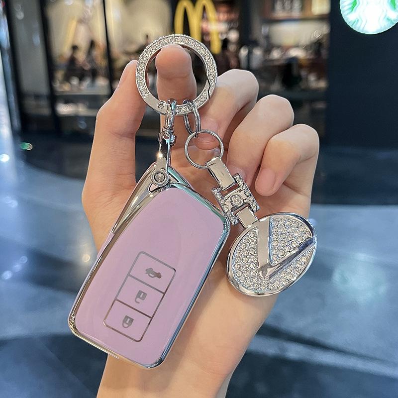 TPU Car Key Case Cover For Lexus RX350 NX300 Es300h Rx450h GS300 GX470 IS250 ES350 GX460 Nx300h Is300h Auto Keychain Accessories