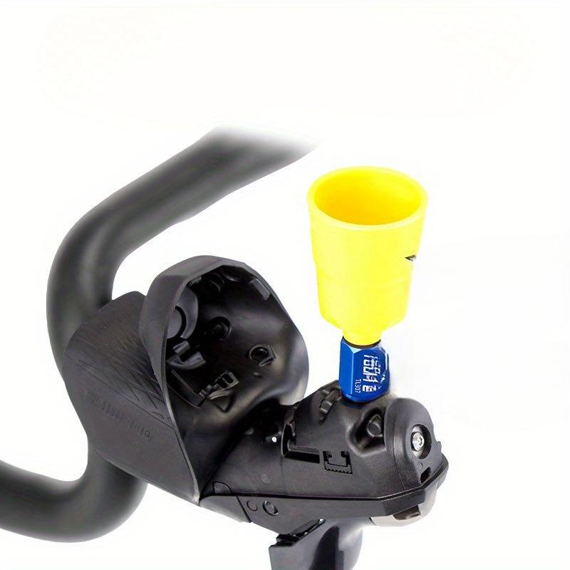 1pc Bicycle Hydraulic Disc Brake Bleed Funnel Adapters with Funnel for SLX/XTR Bike Conversion Road Hand Shift Repair Tools