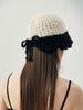 Olinkeompeulliteu Poodle Bucket Hat (Ivory & Black)