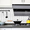 Waterproof Wallpaper Self Adhesive Wall Tiles 3D Tile Sticker Kitchen Bathroom Peel and Stick