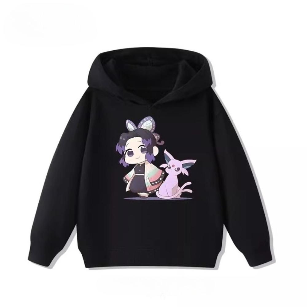 Demon Slayer: Kimetsu No Yaiba Children's Sweatshirts  Cute and Warm Hoodies for Boys and Girls In Autumn and Winter