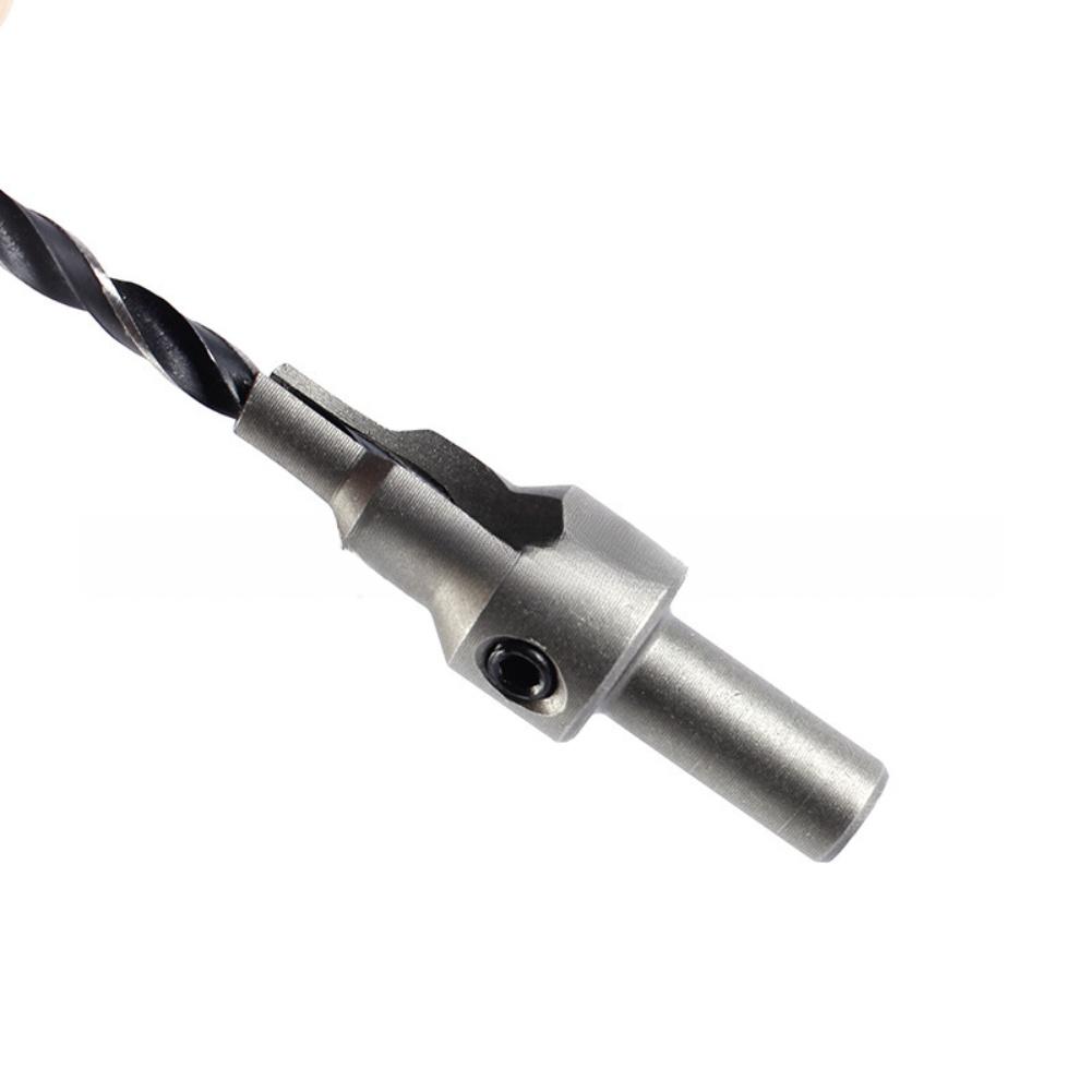 Set of 5 Three Pointed Woodworking Counterbore Drill Bits 36mm Screw Chamfering for Clean and Precise Woodworking Holes