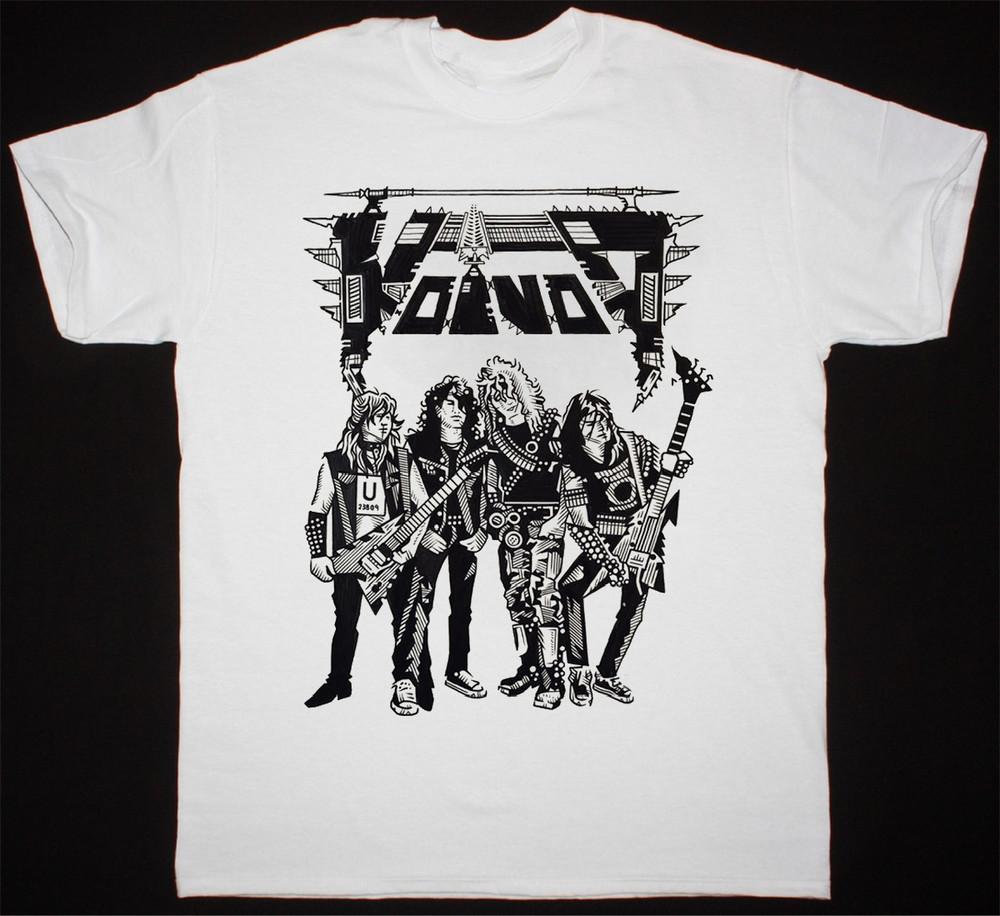 

NEW VOIVOD Band Member For Fan Retro White All Size Unisex Shirt Unisex T-Shirt S